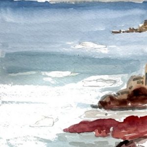 stage d'aquarelle : lumières du rivage méditerranéen